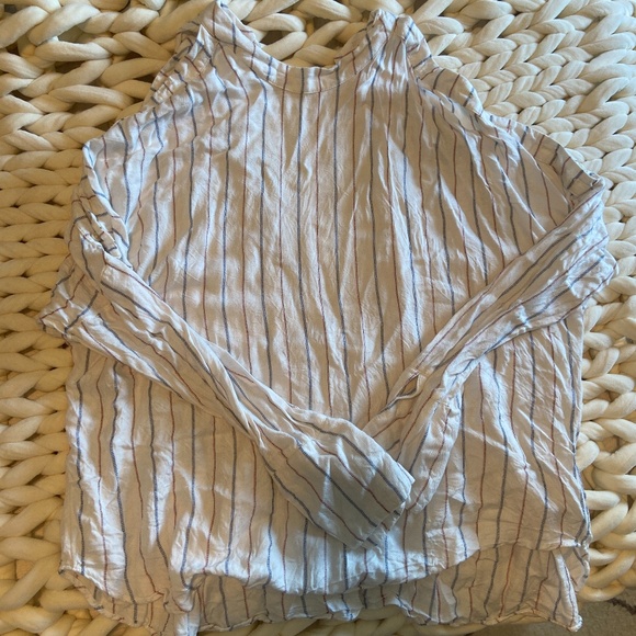 Free People Off-The-Shoulder Striped Top - Picture 4 of 6